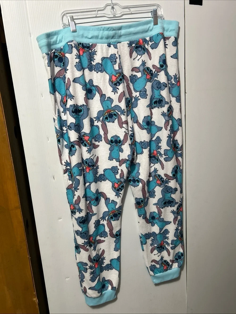 Disney Stitch Blue & White Women's Pajama Pants - Picture 2 of 4